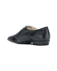 schwarze Leder Oxford Schuhe von Sartore
