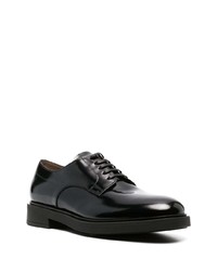 schwarze Leder Oxford Schuhe von Gianvito Rossi