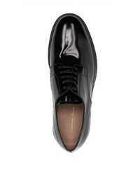 schwarze Leder Oxford Schuhe von Gianvito Rossi