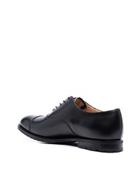 schwarze Leder Oxford Schuhe von Church's