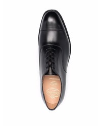 schwarze Leder Oxford Schuhe von Church's