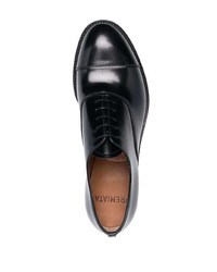 schwarze Leder Oxford Schuhe von Premiata