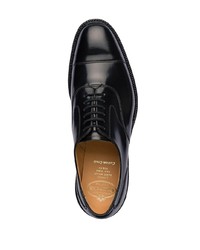 schwarze Leder Oxford Schuhe von Church's