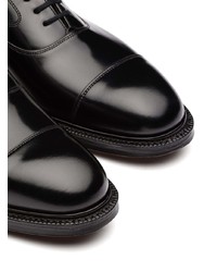 schwarze Leder Oxford Schuhe von Church's