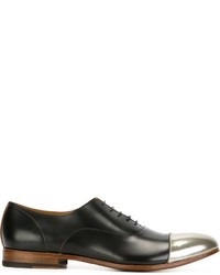 schwarze Leder Oxford Schuhe von Raparo