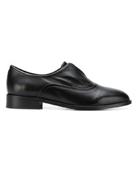 schwarze Leder Oxford Schuhe von Tila March