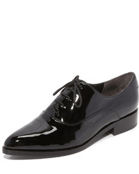 schwarze Leder Oxford Schuhe von Sigerson Morrison