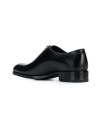 schwarze Leder Oxford Schuhe von Tom Ford