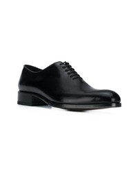 schwarze Leder Oxford Schuhe von Tom Ford