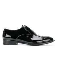 schwarze Leder Oxford Schuhe von Alexander McQueen