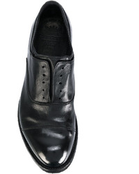 schwarze Leder Oxford Schuhe von Officine Creative