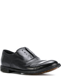 schwarze Leder Oxford Schuhe von Officine Creative