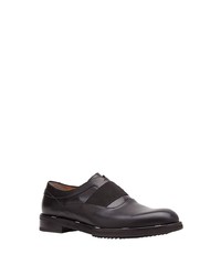 schwarze Leder Oxford Schuhe von Fendi