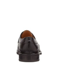 schwarze Leder Oxford Schuhe von Fendi