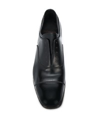 schwarze Leder Oxford Schuhe von Premiata