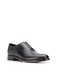 schwarze Leder Oxford Schuhe von Scarosso