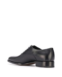 schwarze Leder Oxford Schuhe von Scarosso