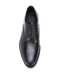 schwarze Leder Oxford Schuhe von Scarosso