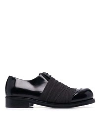 schwarze Leder Oxford Schuhe von Stefan Cooke