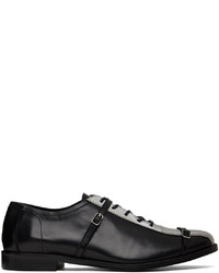 schwarze Leder Oxford Schuhe von Stefan Cooke