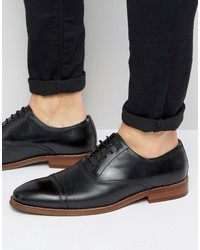 schwarze Leder Oxford Schuhe von Steve Madden