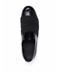 schwarze Leder Oxford Schuhe von Stefan Cooke