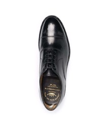 schwarze Leder Oxford Schuhe von Officine Creative