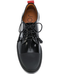 schwarze Leder Oxford Schuhe von Joseph
