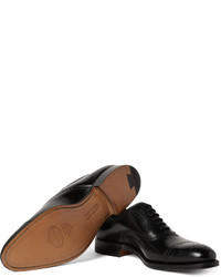 schwarze Leder Oxford Schuhe von Church's