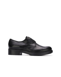 schwarze Leder Oxford Schuhe von Tosca Blu