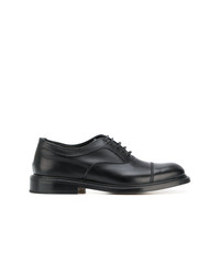schwarze Leder Oxford Schuhe von Trickers