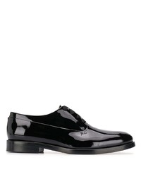 schwarze Leder Oxford Schuhe von Valentino Garavani