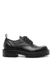schwarze Leder Oxford Schuhe von Vic Matie
