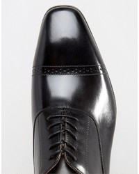 schwarze Leder Oxford Schuhe von Aldo