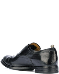 schwarze Leder Oxford Schuhe von Officine Creative