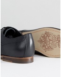 schwarze Leder Oxford Schuhe von Zign Shoes
