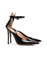 schwarze Leder Pumps von Gianvito Rossi