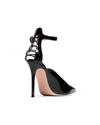 schwarze Leder Pumps von Gianvito Rossi