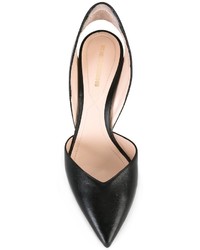 schwarze Leder Pumps von Nicholas Kirkwood