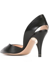 schwarze Leder Pumps von Nicholas Kirkwood