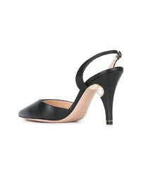 schwarze Leder Pumps von Nicholas Kirkwood