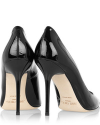 schwarze Leder Pumps von Jimmy Choo