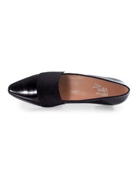 schwarze Leder Pumps von Alba Moda