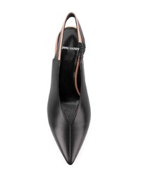 schwarze Leder Pumps von Pierre Hardy