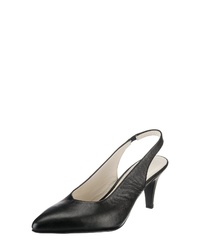 schwarze Leder Pumps von Andrea Conti