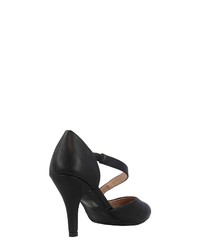 schwarze Leder Pumps von Andres Machado