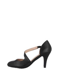 schwarze Leder Pumps von Andres Machado