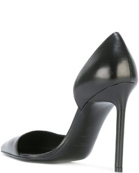 schwarze Leder Pumps von Saint Laurent