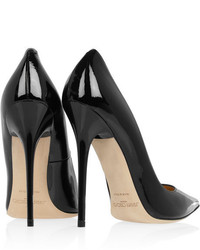 schwarze Leder Pumps von Jimmy Choo