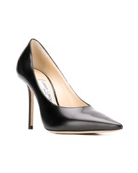 schwarze Leder Pumps von Jimmy Choo